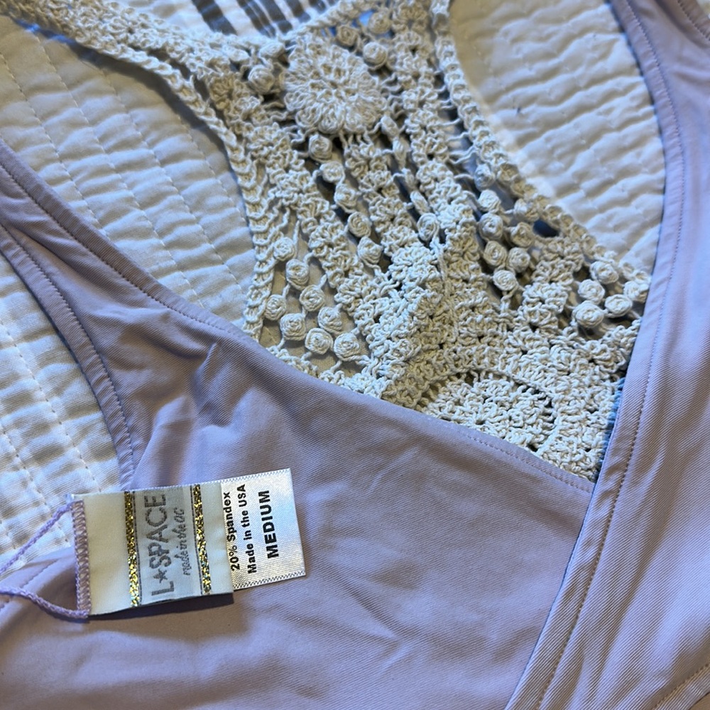 L*Space wrap crochet bikini top M - Picture 4 of 4